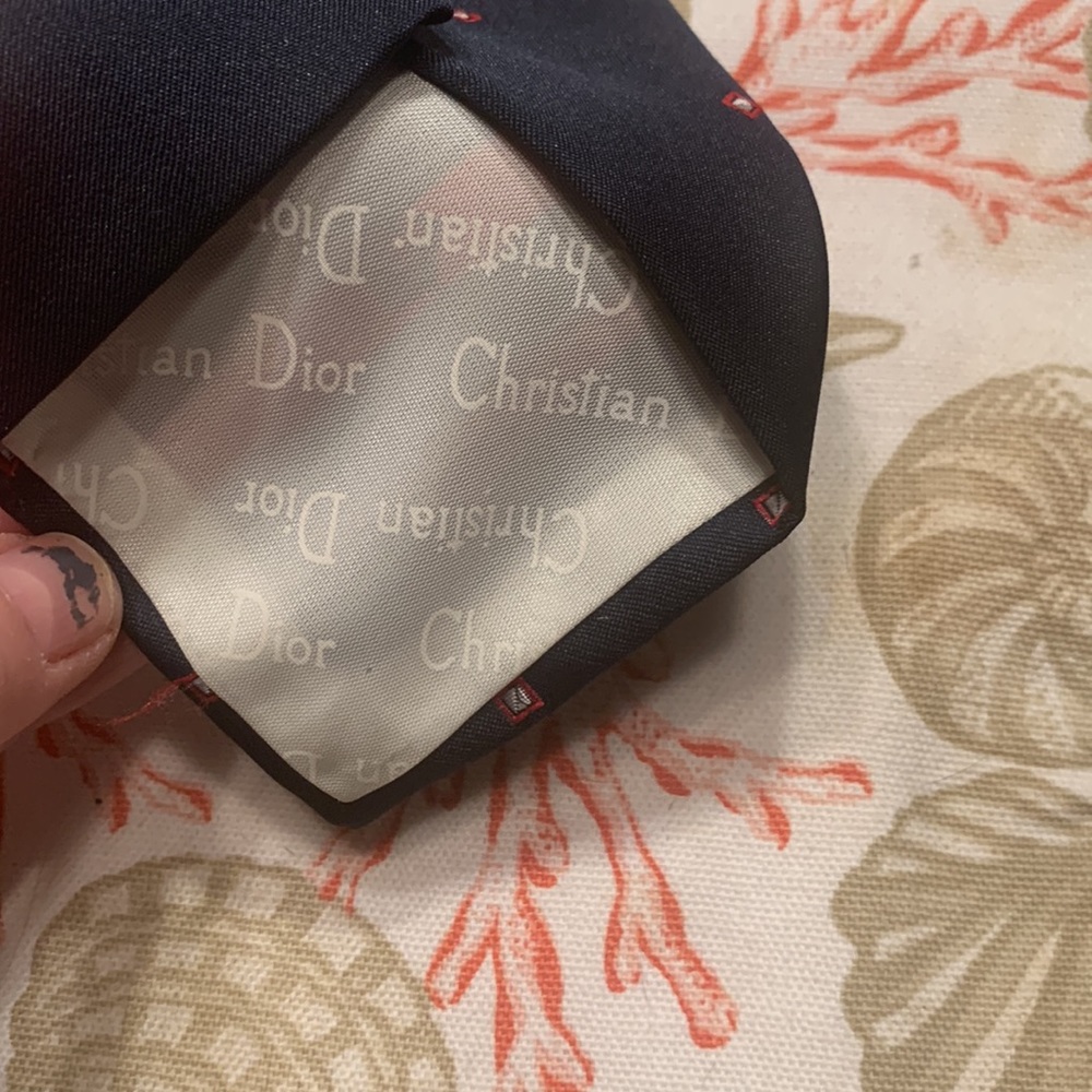 Christian Dior Mens Tie - Picture 4 of 7